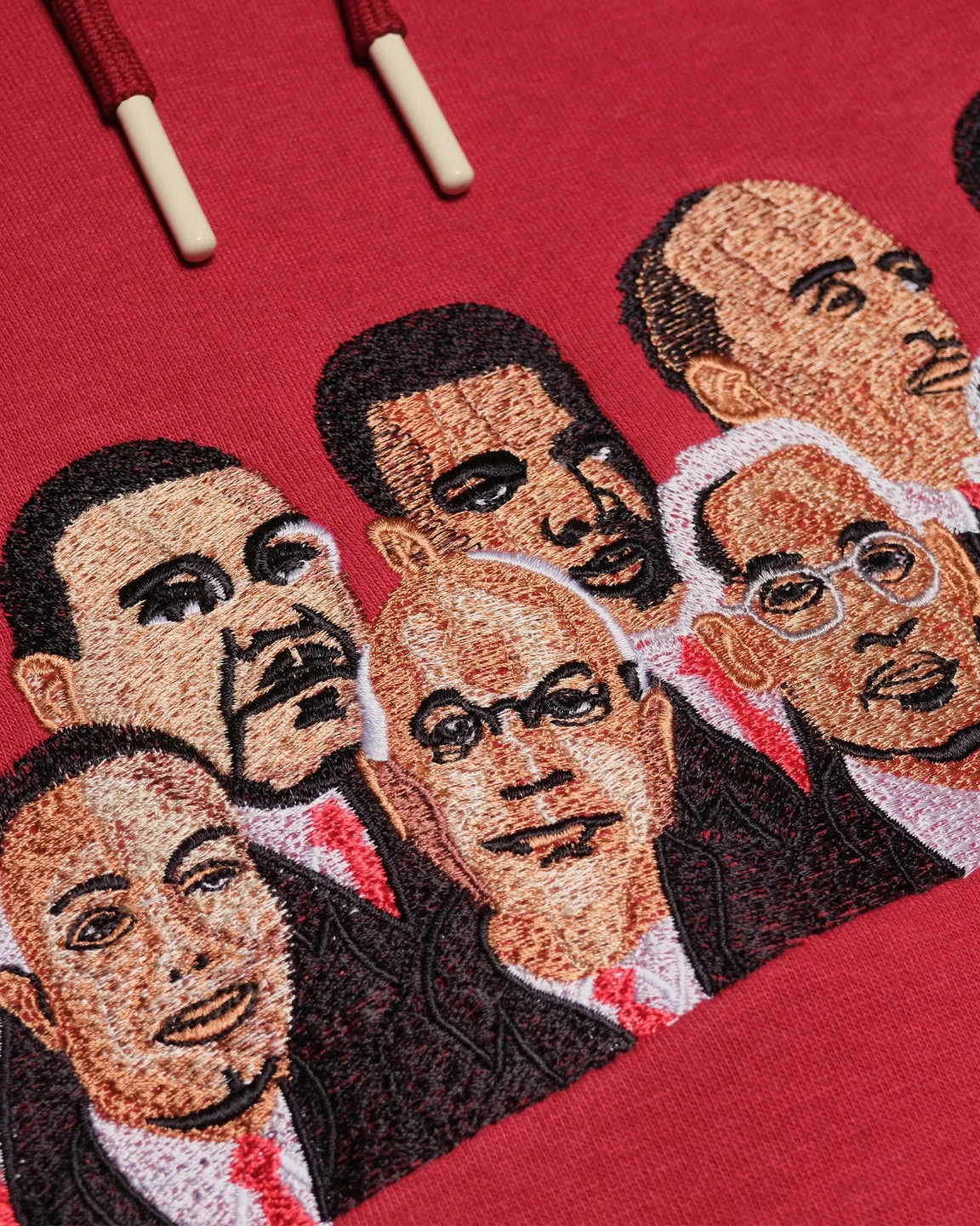 The Ten embroidery detail on Kapsule 001